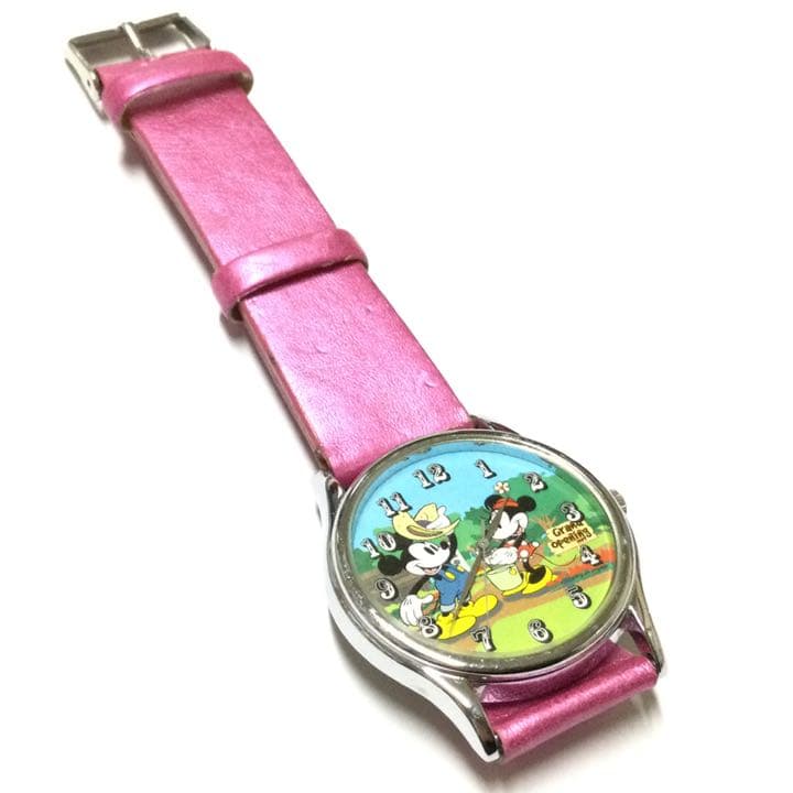 レトロ希少、電池交換済】ディズニーストア グランドオープン記念