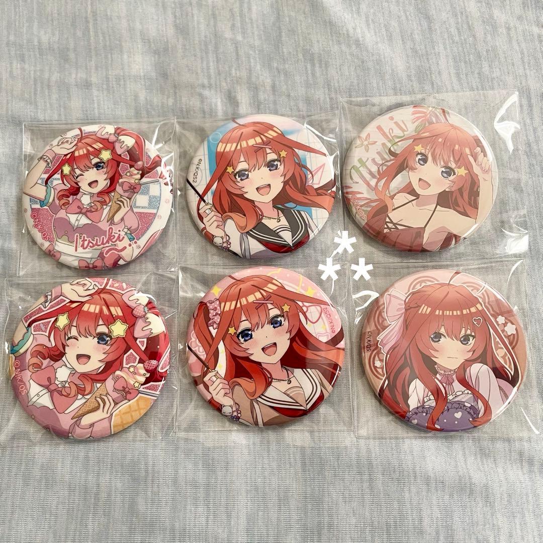 五等分の花嫁 中野五月 缶バッジ アイス屋さん アオハル Märchen