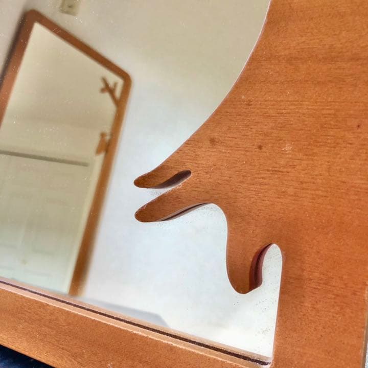 【希少なペア！】ナチュラルテイストの姿見/化粧鏡セット