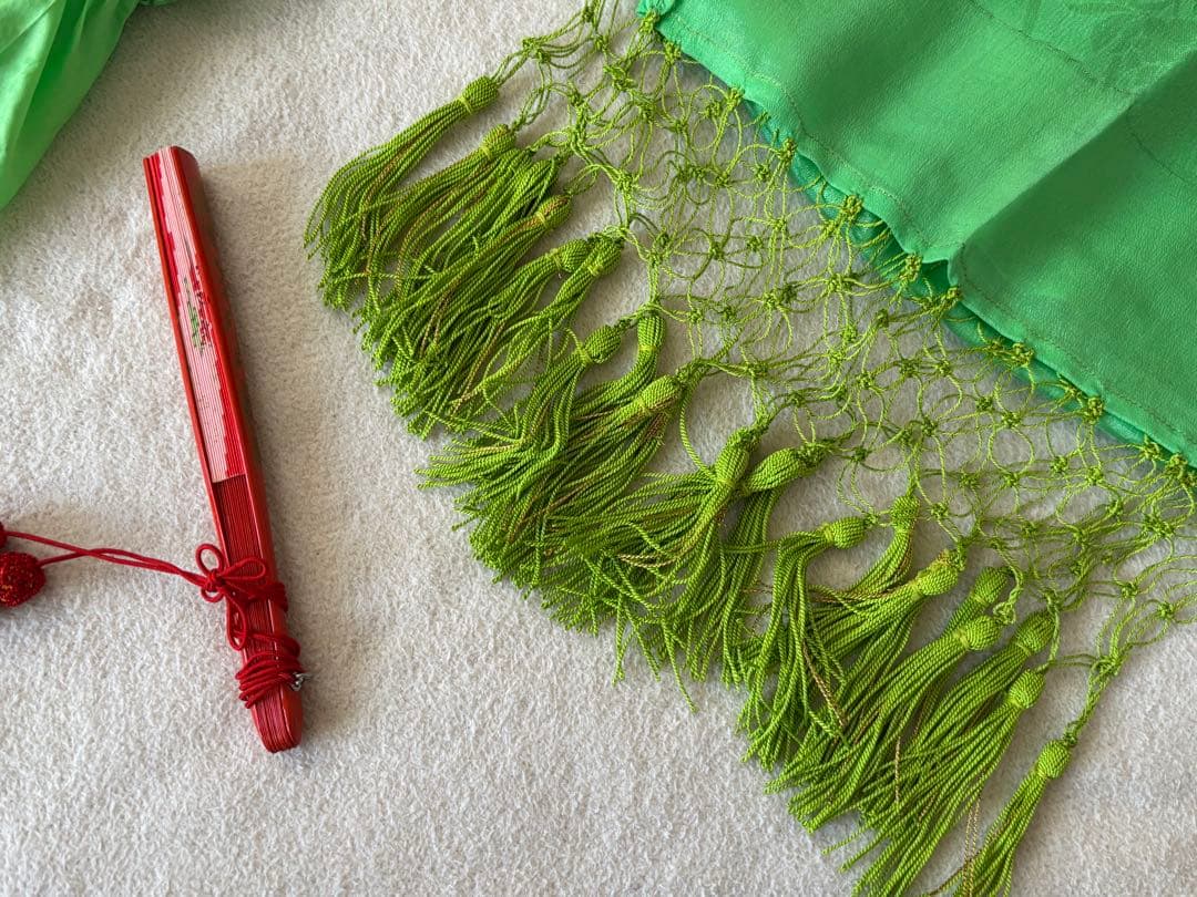 c*u様 美品 ７歳 七五三 お着物セット 作り帯 バッグ 草履 帯揚げ しごき