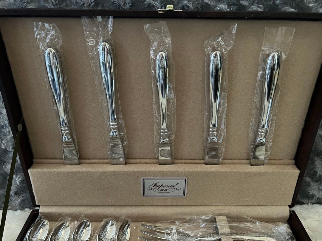 【専用】アズマ　カトラリーセット　インペリアル 18-18ディナーセット　22本