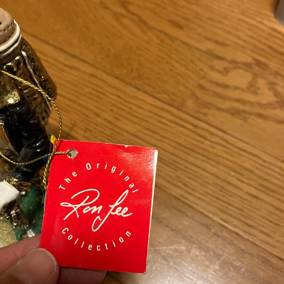 多色 陶器製 ピエロ像