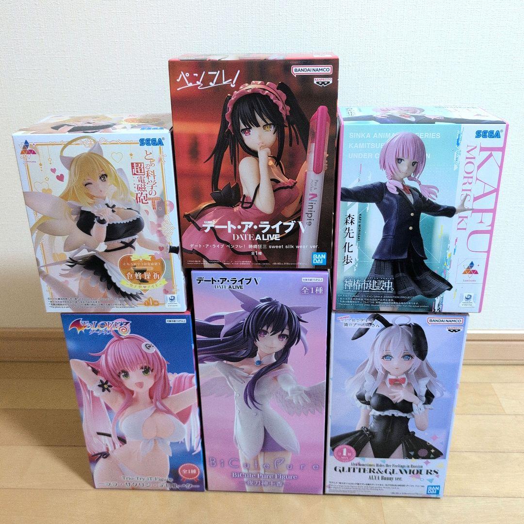 ㉚ 美少女フィギュア プライズ まとめ売り 6個セット - メルカリ