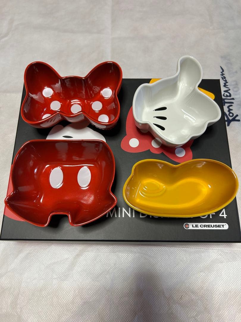 お値下げ　新品未使用　ル・クルーゼ　ミニディッシュセット　4点 2セット販売