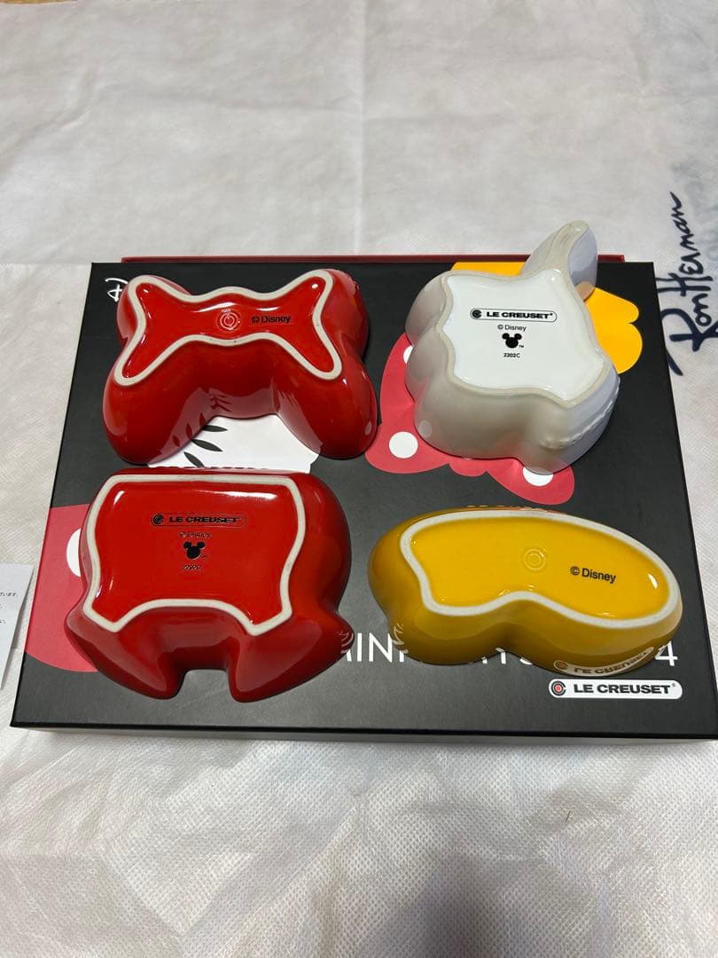 お値下げ　新品未使用　ル・クルーゼ　ミニディッシュセット　4点 2セット販売