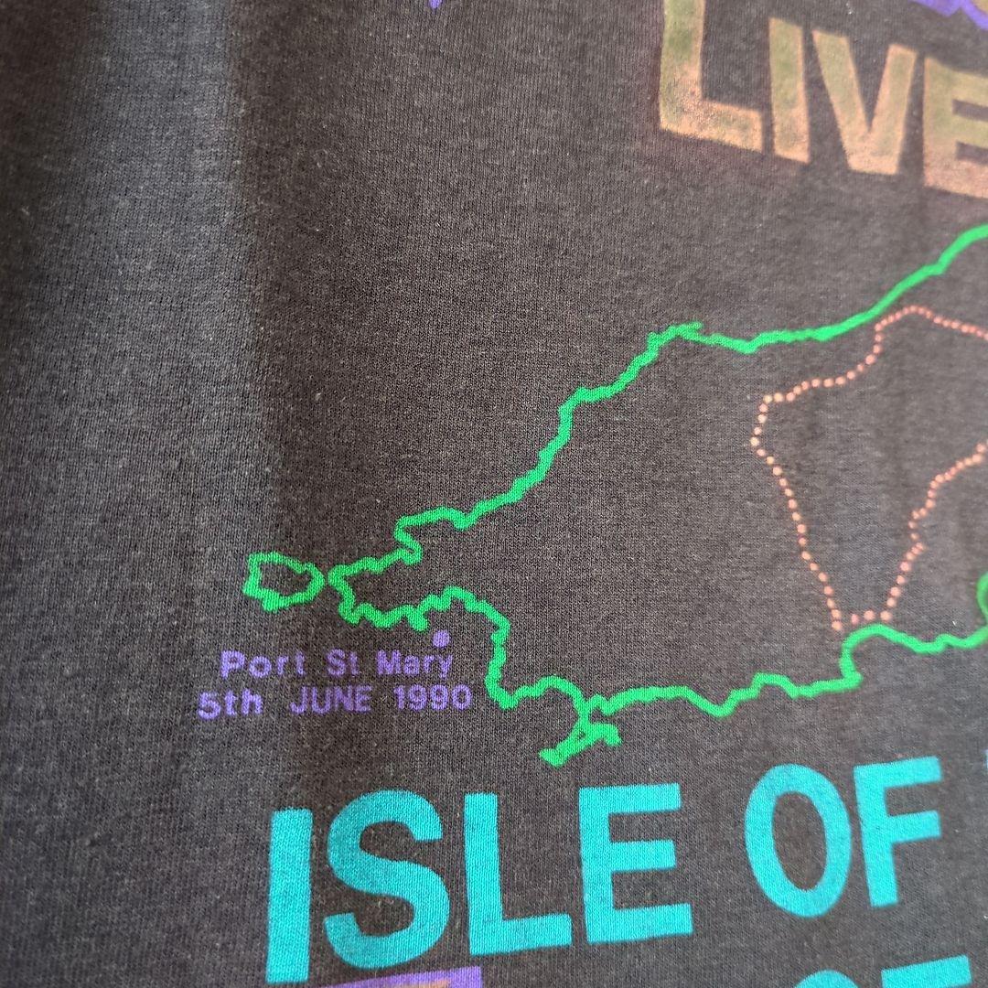 SAXON Isle of Man Live Tシャツ 1990
