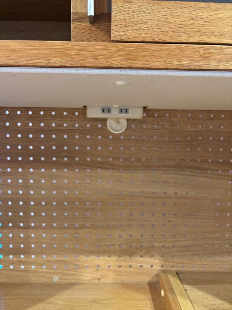 美品　食器棚　ホワイトオーク