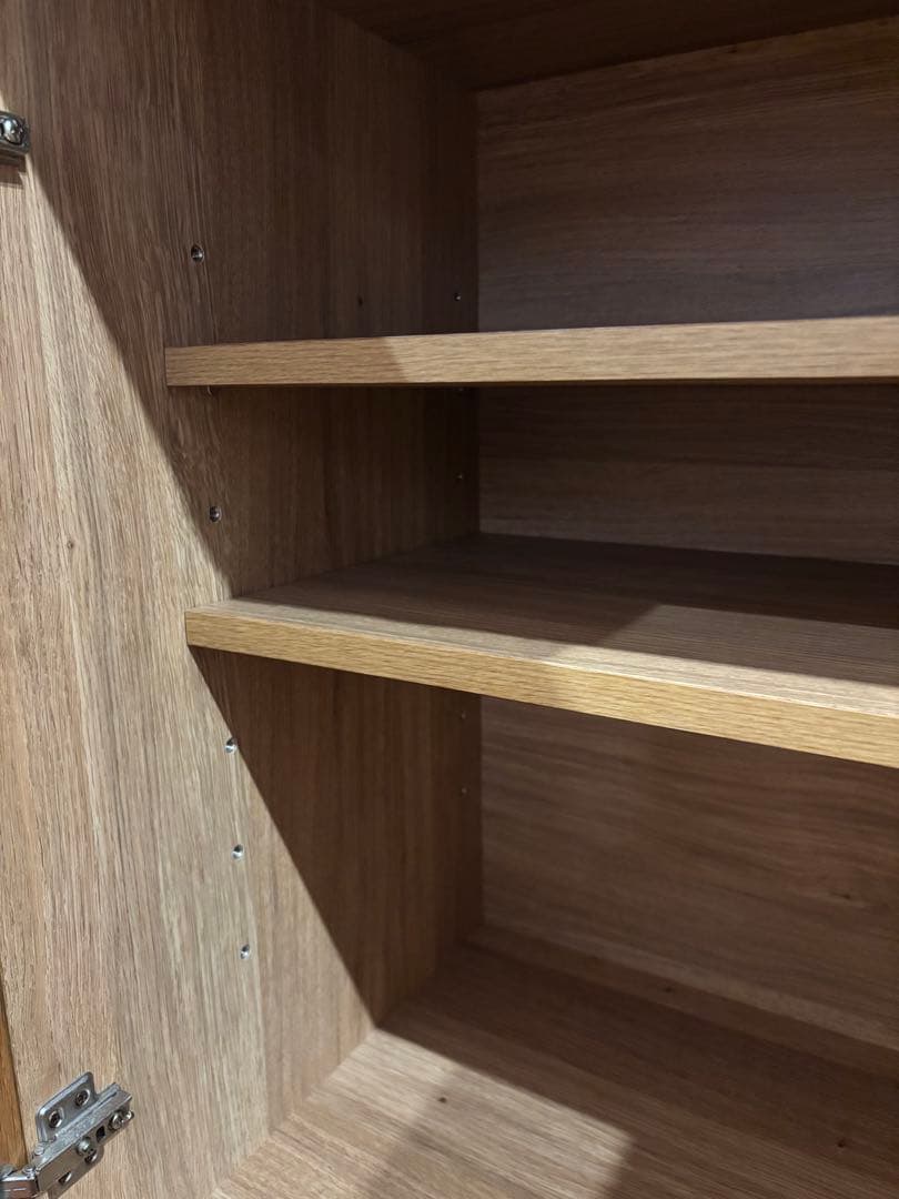 美品　食器棚　ホワイトオーク