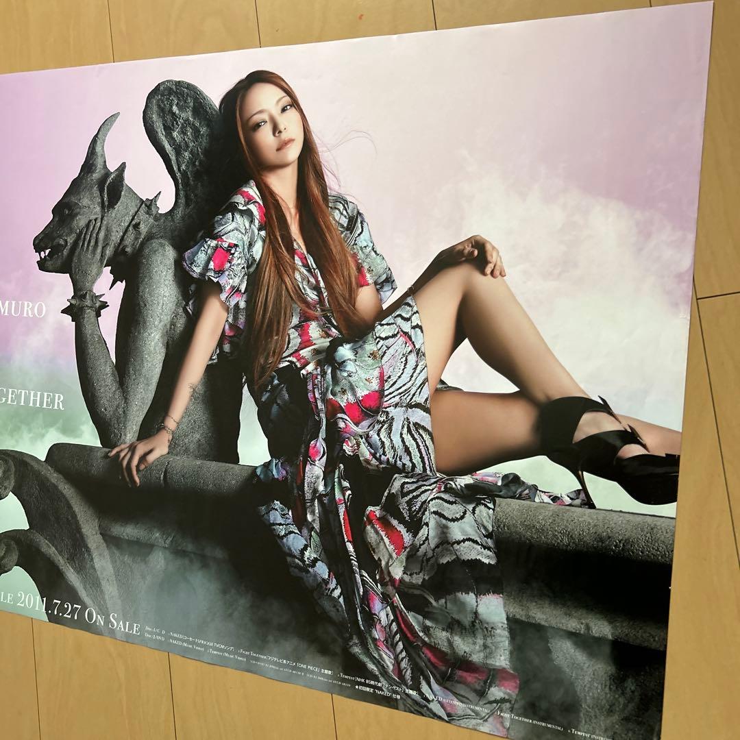 即購入ok!!】安室奈美恵『NAKED』非売品 告知ポスター - メルカリ