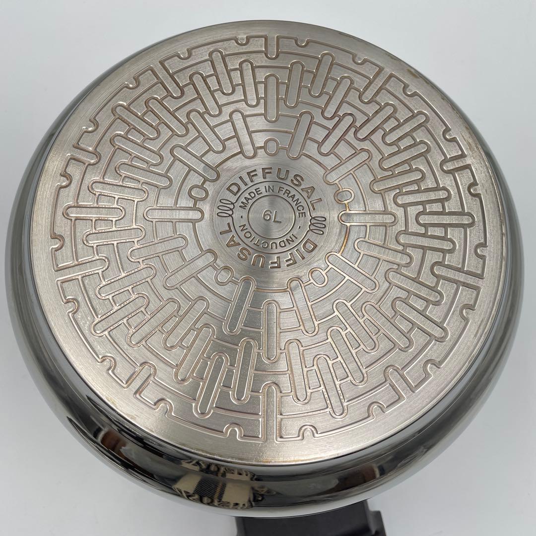 美品 T-fal 圧力鍋 クリプソ プルミエ 6L ワンタッチ開閉