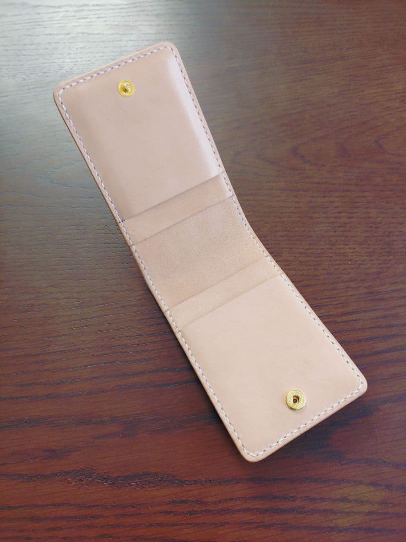 花柄レザー パスケース　カードケース