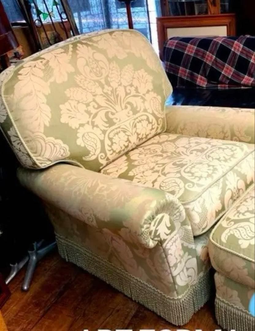 アートフォーマ英国 シングルソファ＆オットマン　検ドレクセルジェニファーテイラー