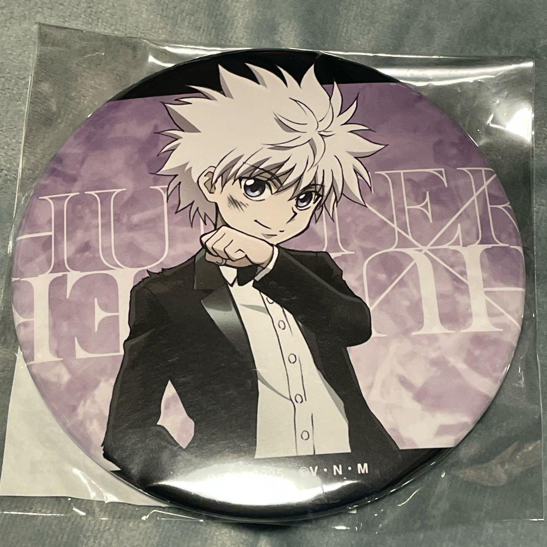 HUNTER×HUNTER 描き下ろし キルア スーツ100mm缶バッジ - メルカリ
