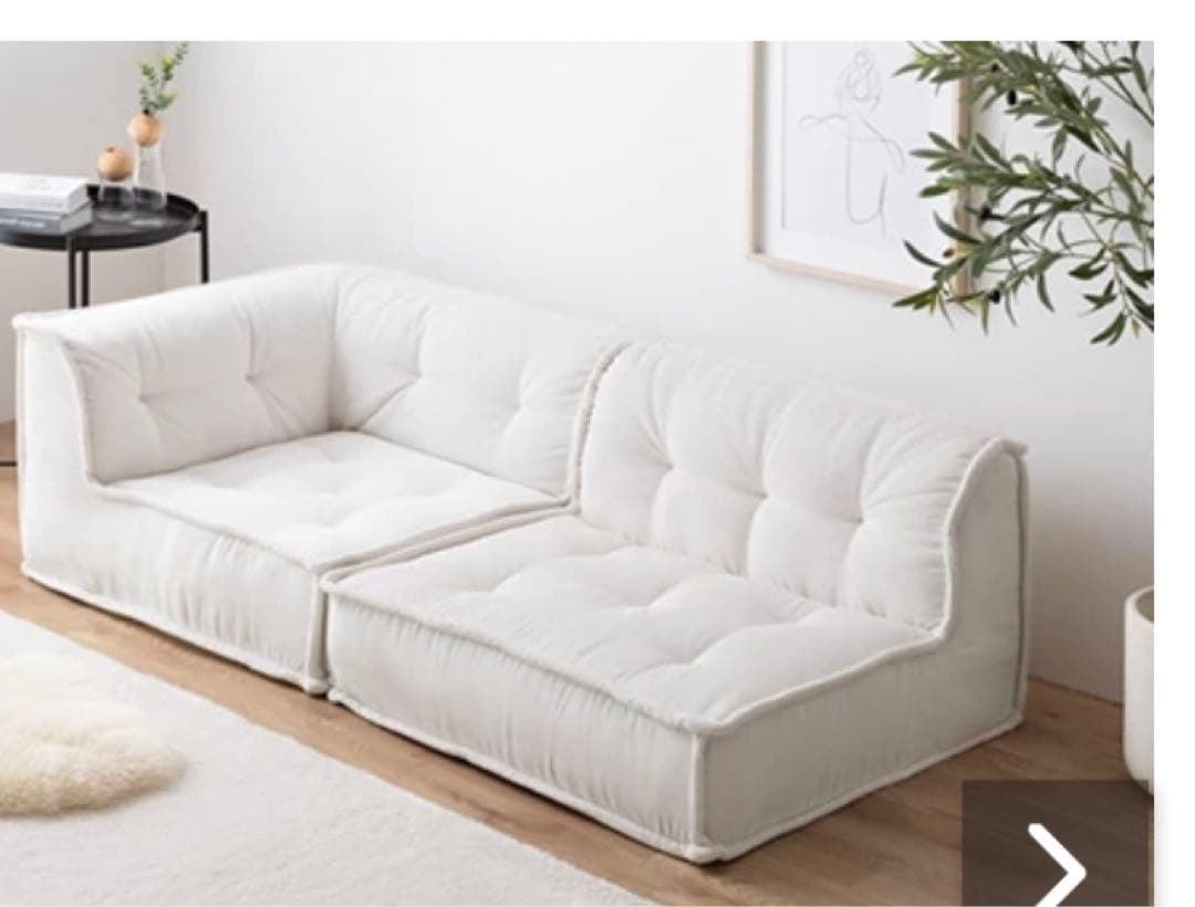 【新品】コーナーソファ 152cm 2点セット