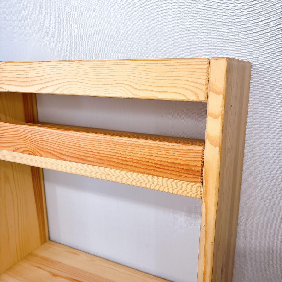 【良品】 無印良品 パイン材 デスクワゴン 幅55×奥行24×高さ57.5cm