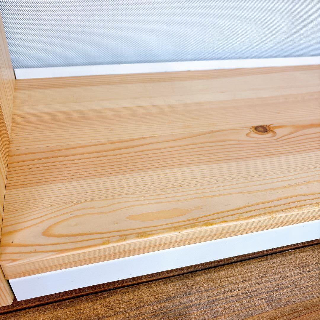 【良品】 無印良品 パイン材 デスクワゴン 幅55×奥行24×高さ57.5cm