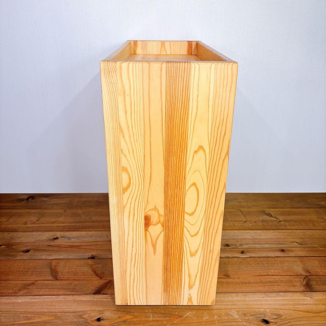 【良品】 無印良品 パイン材 デスクワゴン 幅55×奥行24×高さ57.5cm
