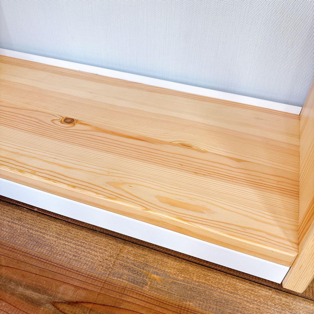 【良品】 無印良品 パイン材 デスクワゴン 幅55×奥行24×高さ57.5cm