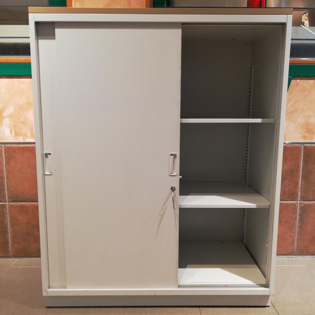 美品♠シンラインキャビネット HTM-109GSN-W9　上板付き　A