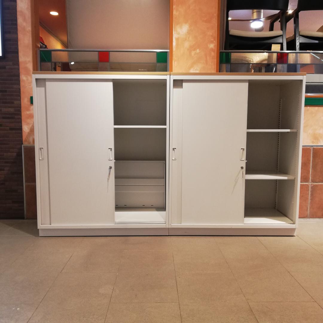 美品♠シンラインキャビネット HTM-109GSN-W9　上板付き　A