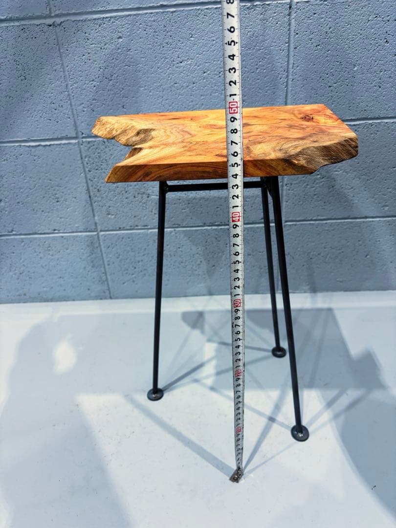 欅材サイドテーブル コーヒーテーブル ナイトテーブル 観葉植物置き台