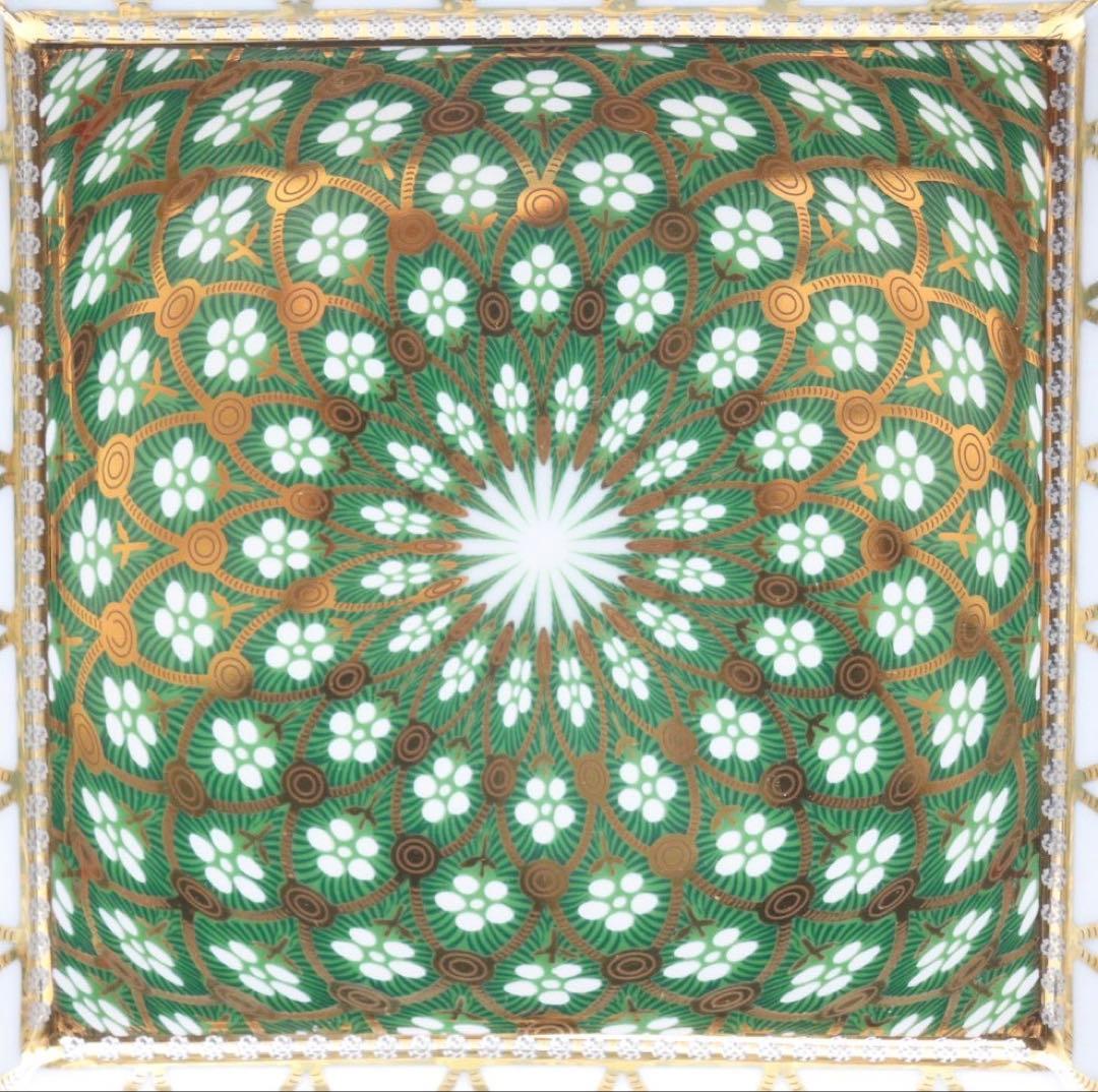 パテックフィリップ　スクエアトレイ　プレート　2017年　白い花　ノベルティ