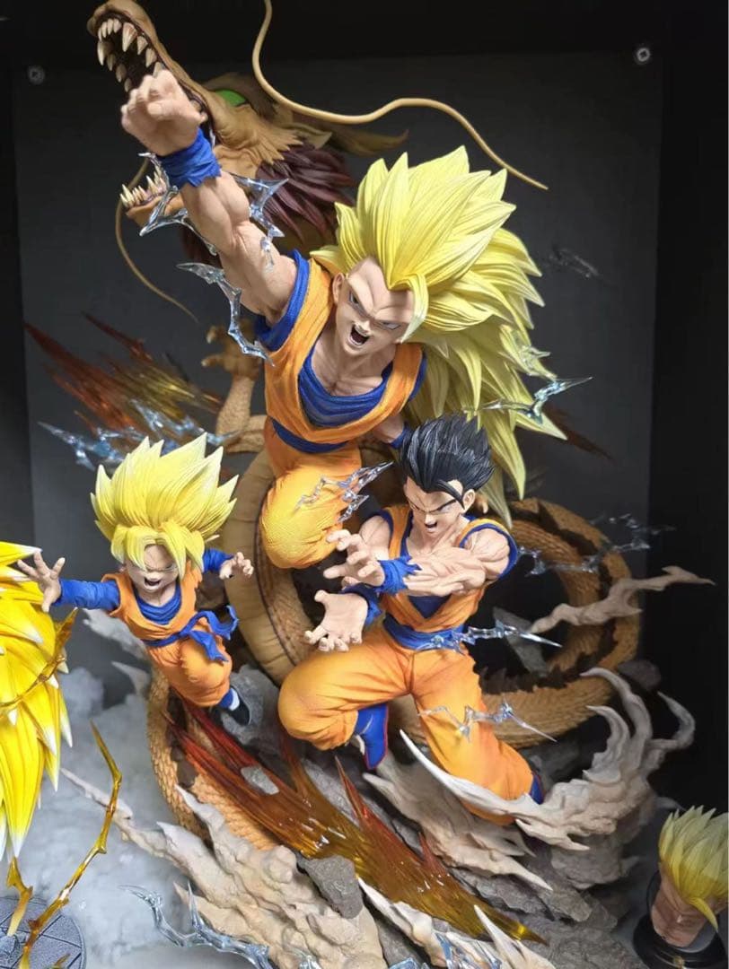 ドラゴンボール 孫悟空 ガレキ ガレージキット スタチューX①⑥②