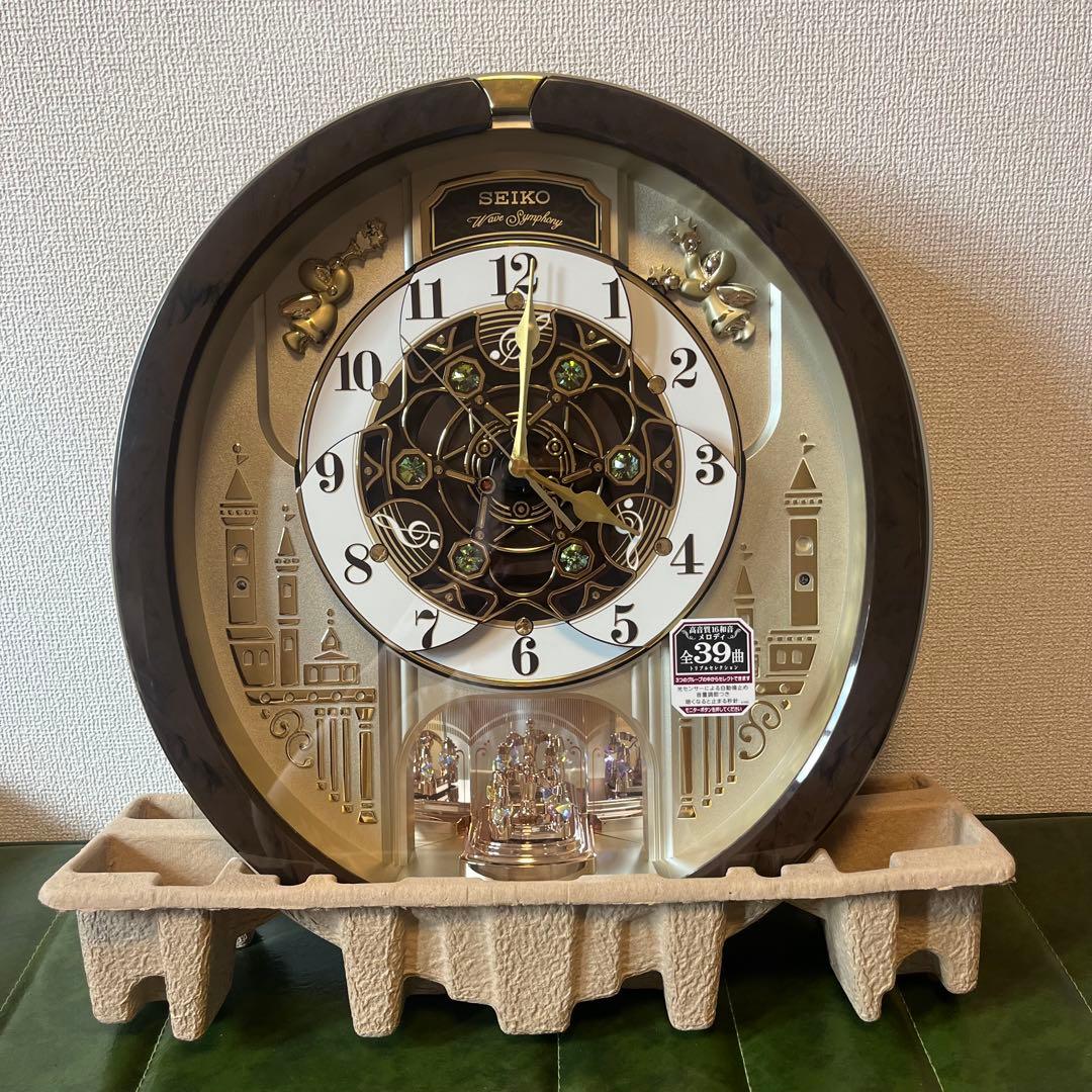 【未使用】SEIKO からくり時計 RE579B 電波時計