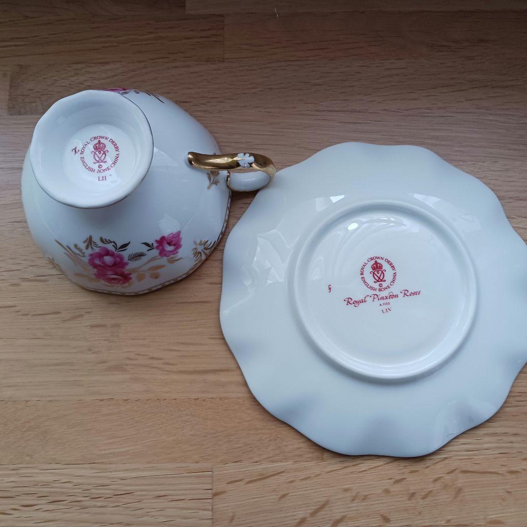 廃盤【ロイヤルクラウンダービー】ロイヤル ピンクストン ローズ