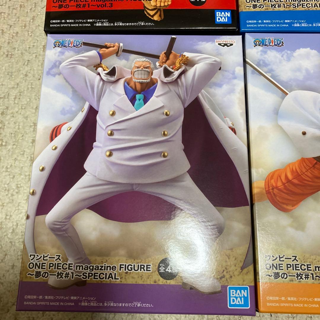 ワンピース 夢の1枚 フィギュア 4点セット - メルカリ