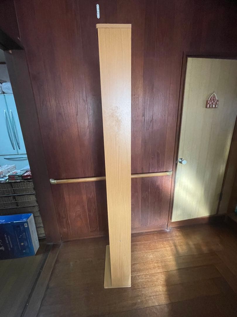 ナチュラル木製6段本棚