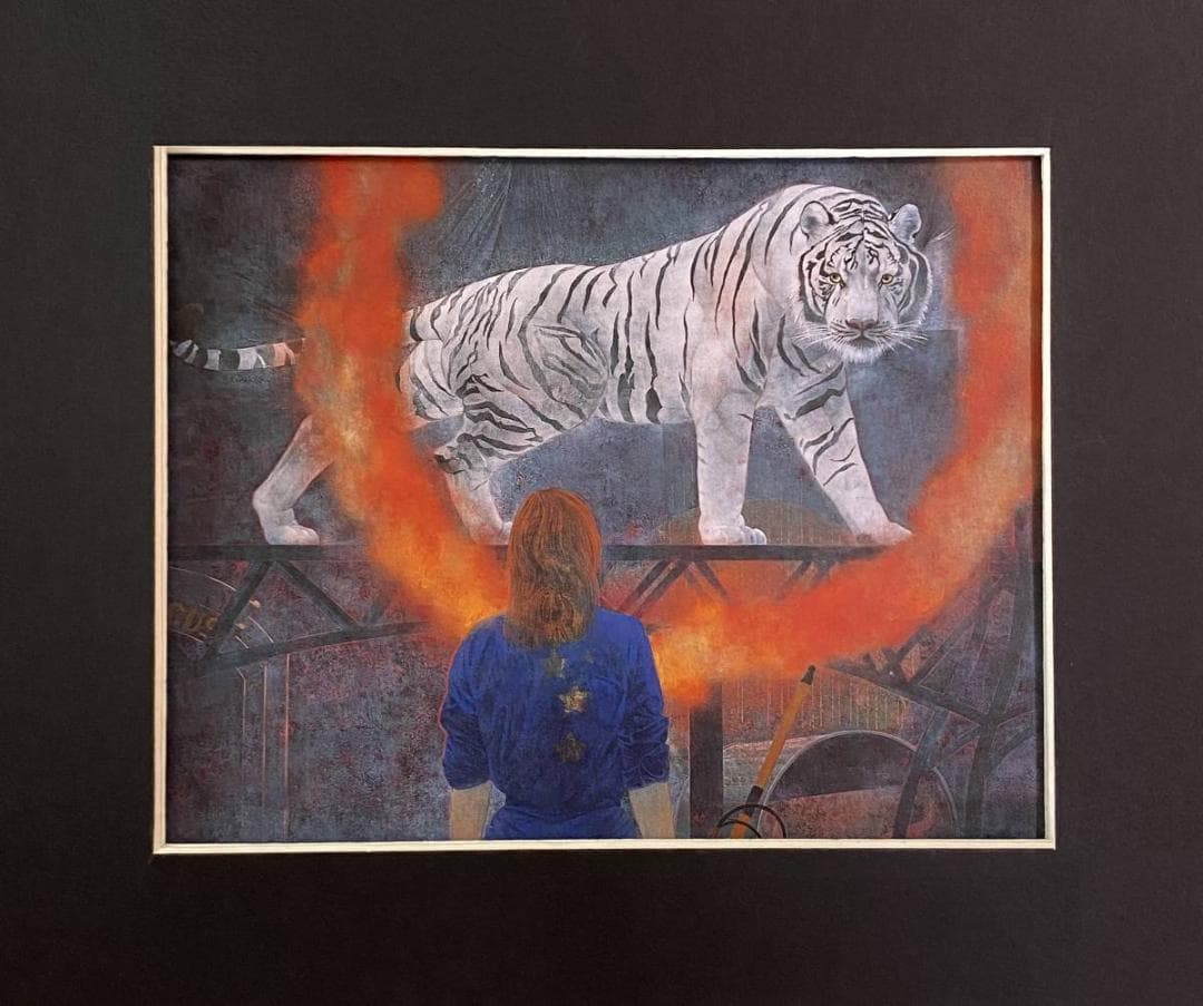 カール・ラーション、老爺と新しく植えられた木、希少画集画、新品額装付