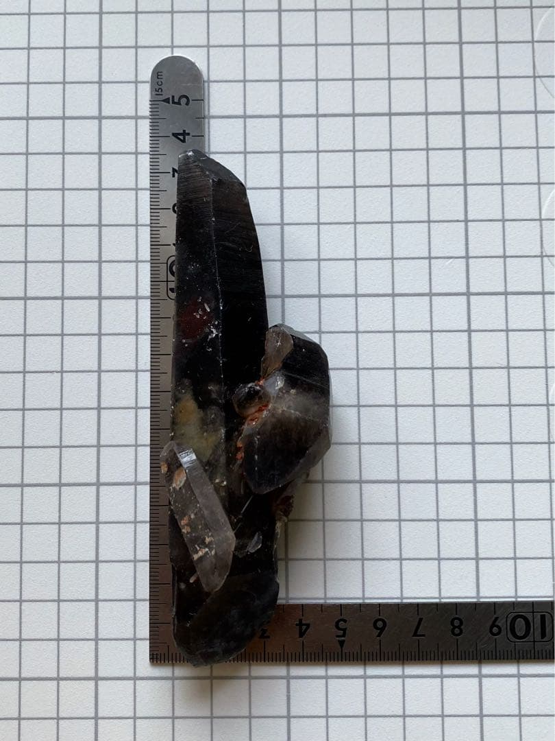 モリオン　ダブルポイント　タビュラークリスタル　ファントム　天然石　ワンド