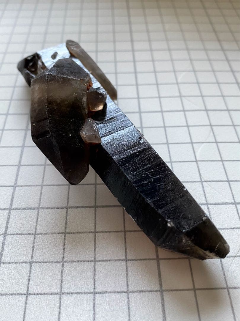 モリオン　ダブルポイント　タビュラークリスタル　ファントム　天然石　ワンド