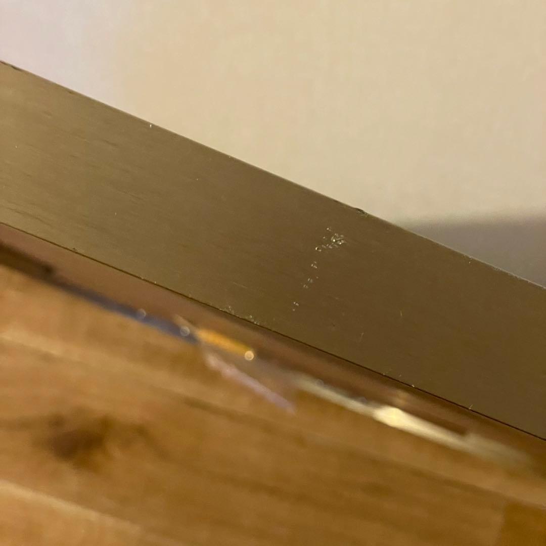 【インテリア】⁂アーチ型壁掛けミラー⁂淡いゴールドカラー⁂幅50cm高さ75cm