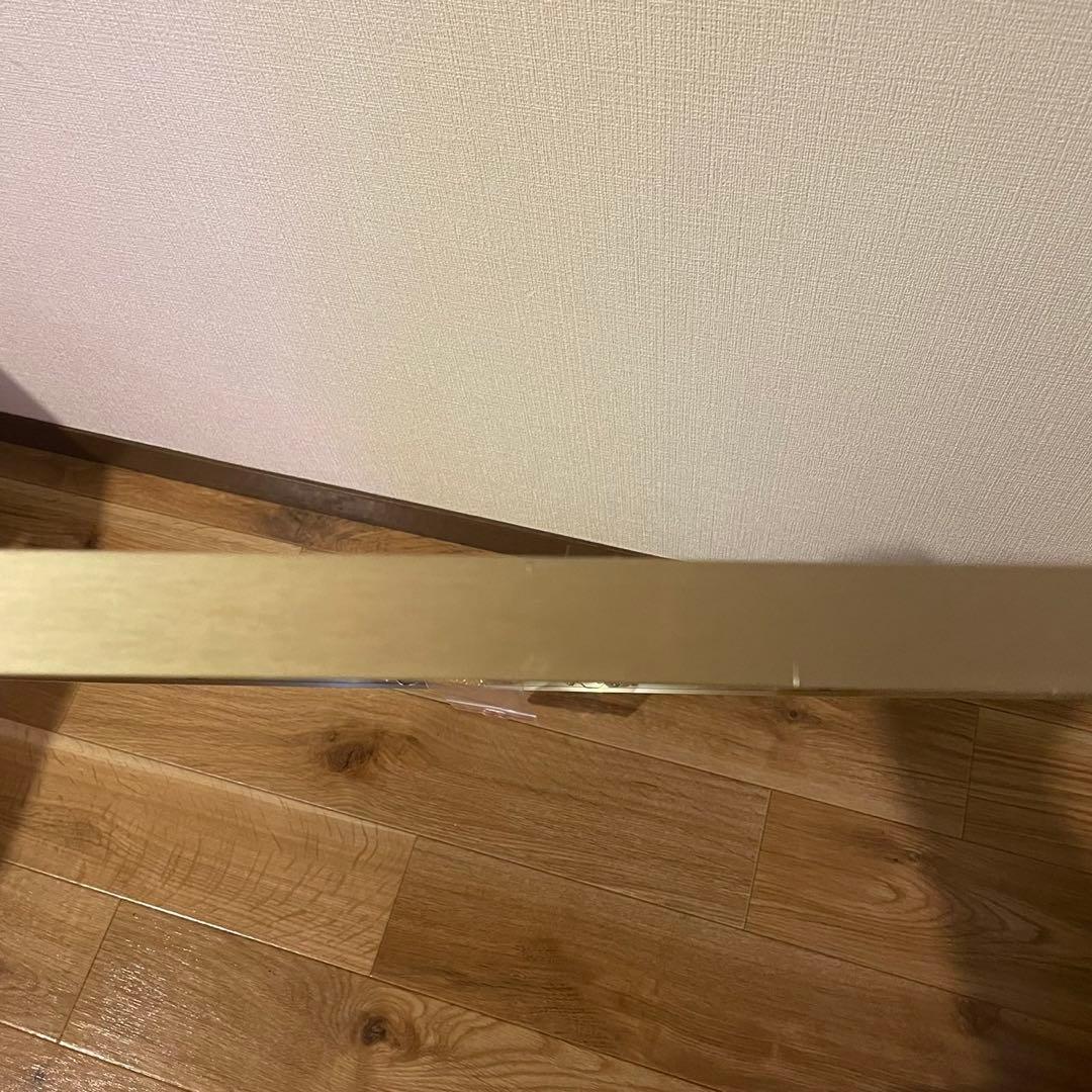 【インテリア】⁂アーチ型壁掛けミラー⁂淡いゴールドカラー⁂幅50cm高さ75cm