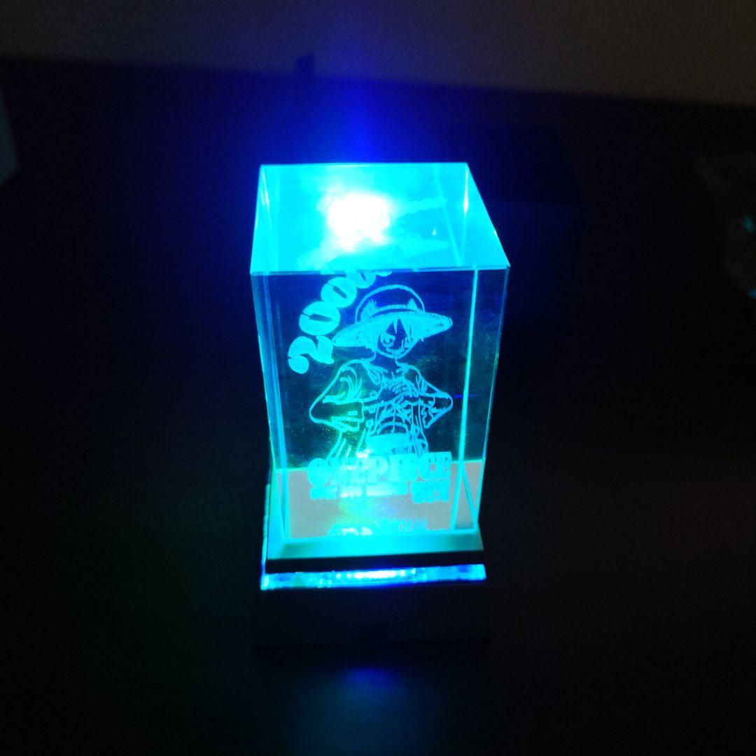 ワンピース ジャンプ懸賞限定 ルフィの秘宝 2億 クリスタルオブジェ