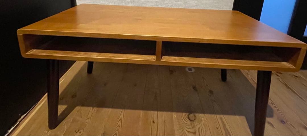 送料込　美品　天然木　弘益　センターテーブル　サイドテーブル　ローテーブル　北欧