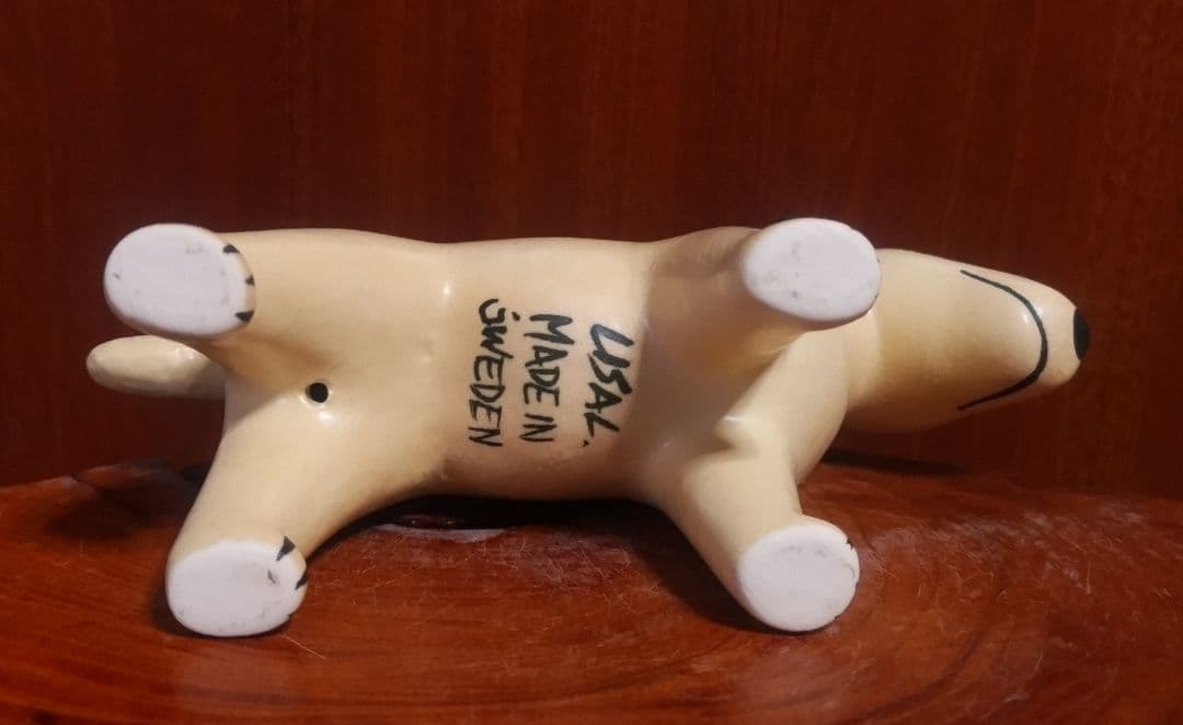 リサラーソン ケンネルブルテリア 左目ブチ 北欧 美品