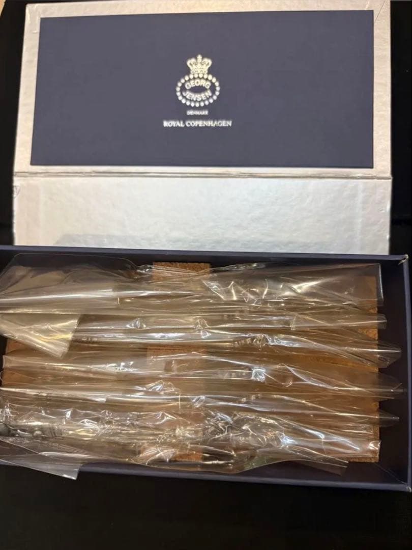 ジョージジェンセン　純銀　スプーンセット 6本入り