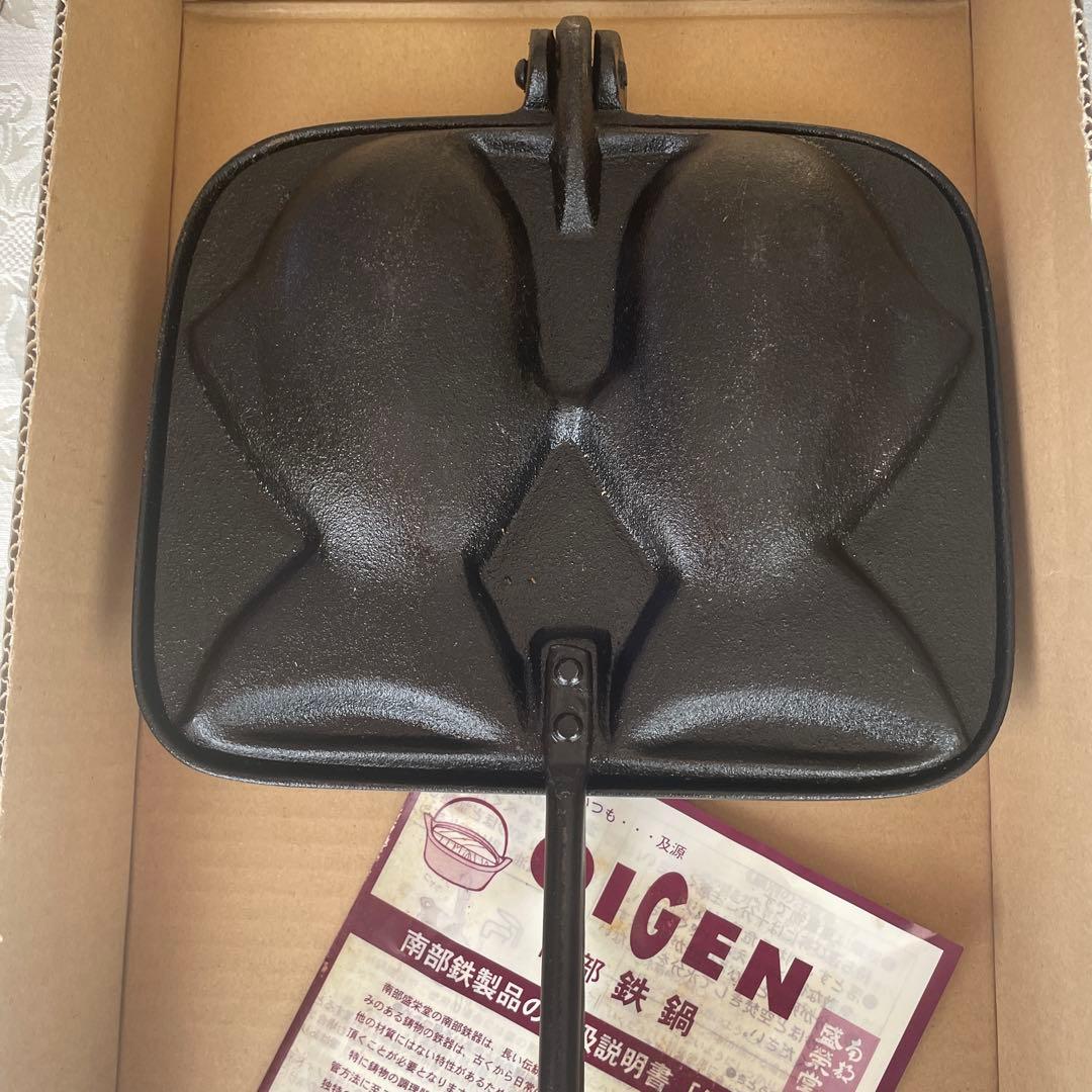 南部盛栄堂 OIGEN たい焼き器2個焼き用