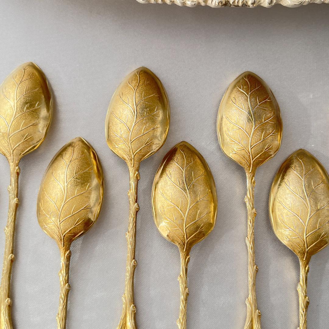 【仏蘭西】デミタススプーン 11本【シルバープレート】 10.5cm