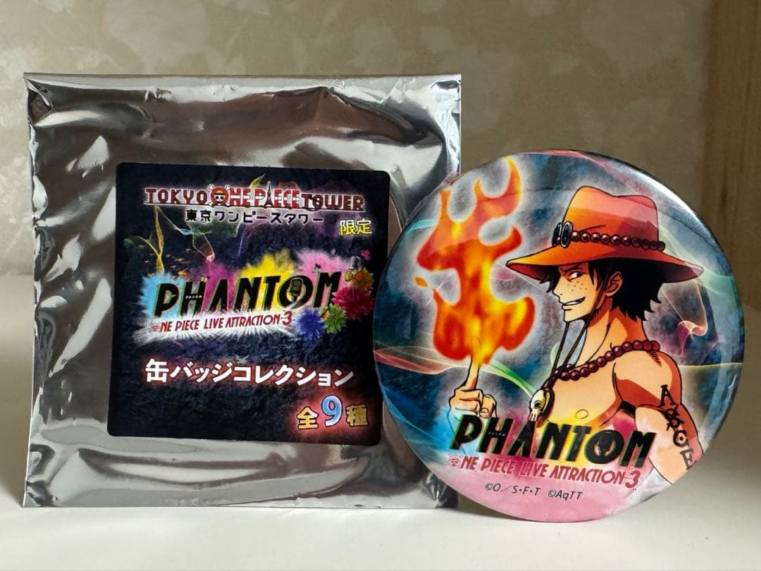 ワンピースタワー ファントム 缶バッジ エース - メルカリ