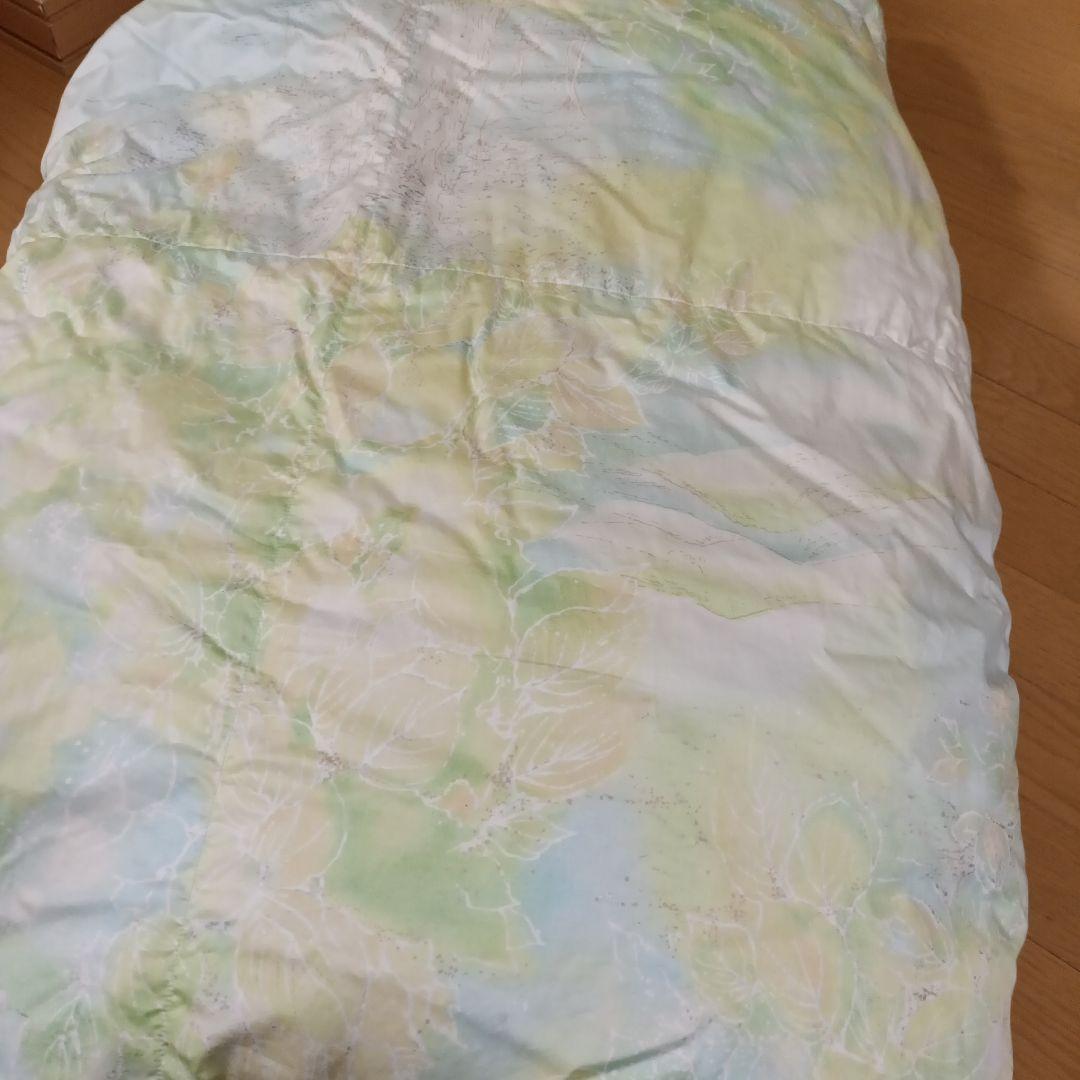 使用僅か　羽毛布団　ハンガリー産ホワイトグース95% 0.5kg 側生地超長綿