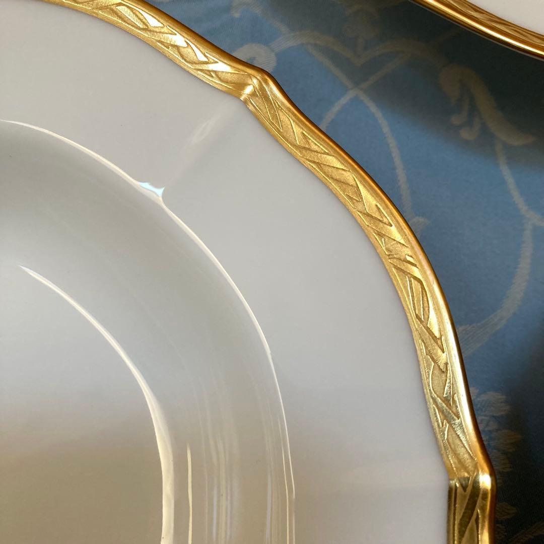 【新品】ノリタケ ダイヤモンドコレクション ORPHEUS 金彩深皿4枚セット