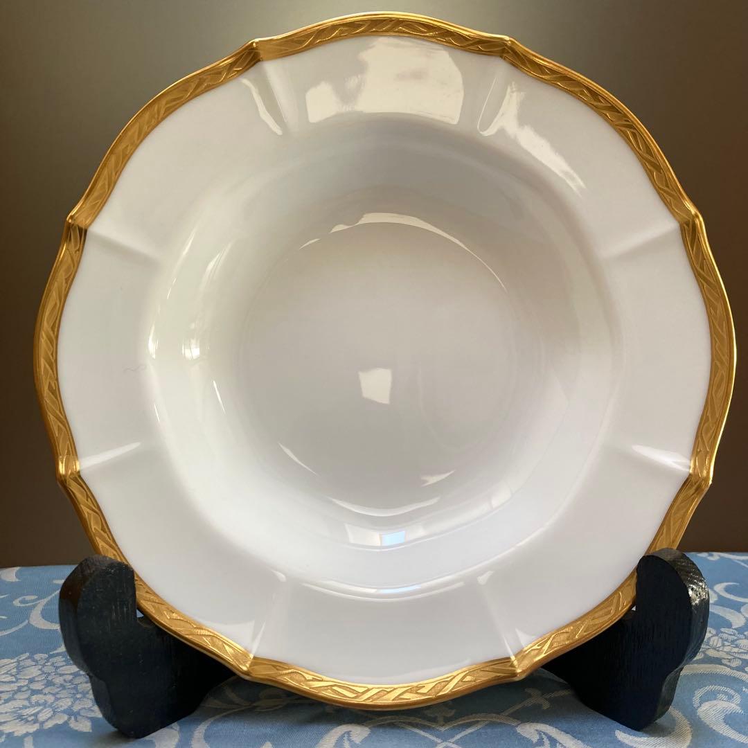 【新品】ノリタケ ダイヤモンドコレクション ORPHEUS 金彩深皿4枚セット