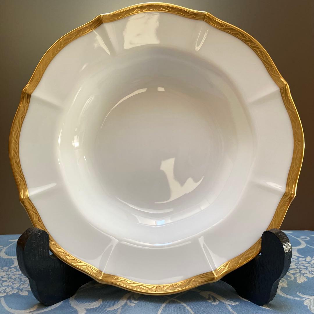 【新品】ノリタケ ダイヤモンドコレクション ORPHEUS 金彩深皿4枚セット