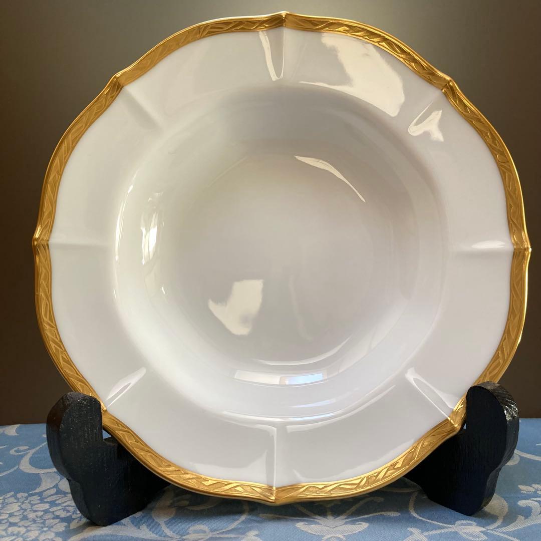 【新品】ノリタケ ダイヤモンドコレクション ORPHEUS 金彩深皿4枚セット