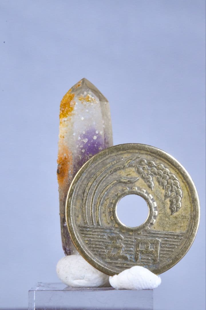 ブルガリア スパヒエボ産 シトリンファントムアメジスト 極レア