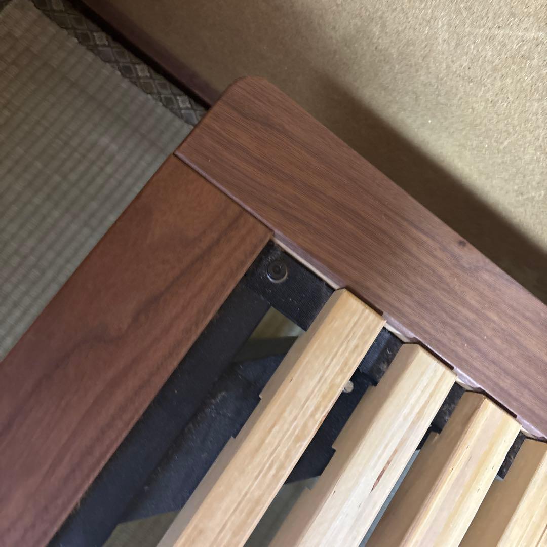廃盤品　無印　木製 すのこベッド　シングル